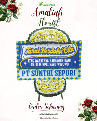 Papan Bunga Duka di Kartini