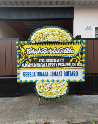 Papan Bunga Duka di Kartini