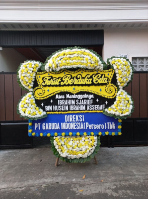 Papan Bunga Duka di Kartini
